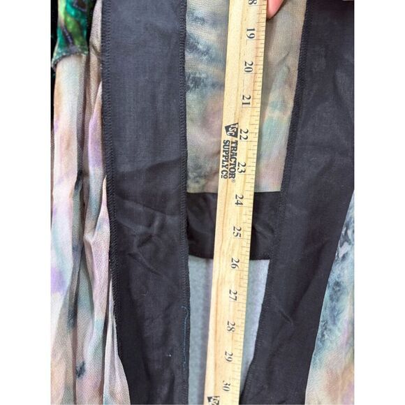 Sterling Styles Womens Multicolor Semi-sheer Artsilk‎ Kimono Cardigan One Size - Picture 8 of 11